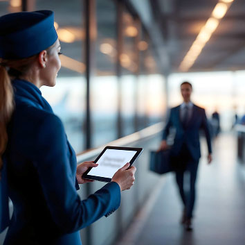 private jet as VIP airport service